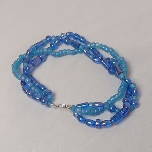 Hand Crafted Blue Bracelet